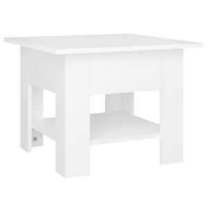 vidaXL Coffee Table White 55x55x42 cm Engineered Wood