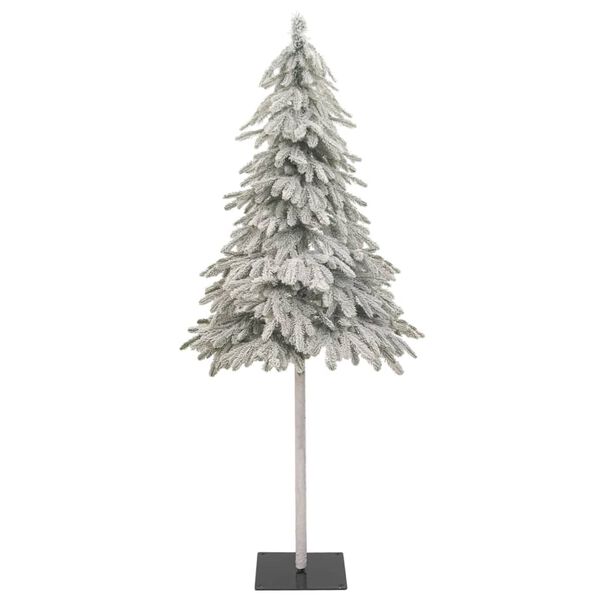 vidaXL Artificial Christmas Tree 150 LEDs & Flocked Snow 150 cm
