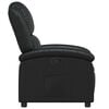 vidaXL Recliner Chair Black Faux Leather