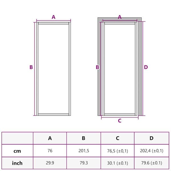 vidaXL Interior Door ESG Glass and Aluminium 76x201.5 cm Black