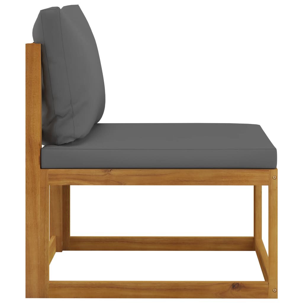 vidaXL 8 Piece Garden Lounge Set with Cushion Solid Acacia Wood