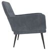 vidaXL Armchair Dark Grey 62x79x79 cm Velvet