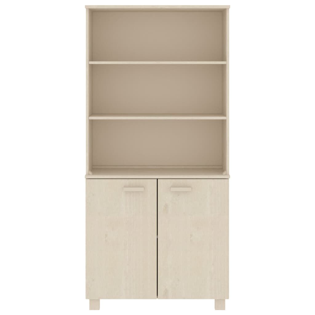 vidaXL Highboard HAMAR Solid Wood Pine Honey Brown