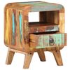 vidaXL Bedside Cabinet 30x30x41 cm Solid Reclaimed Wood