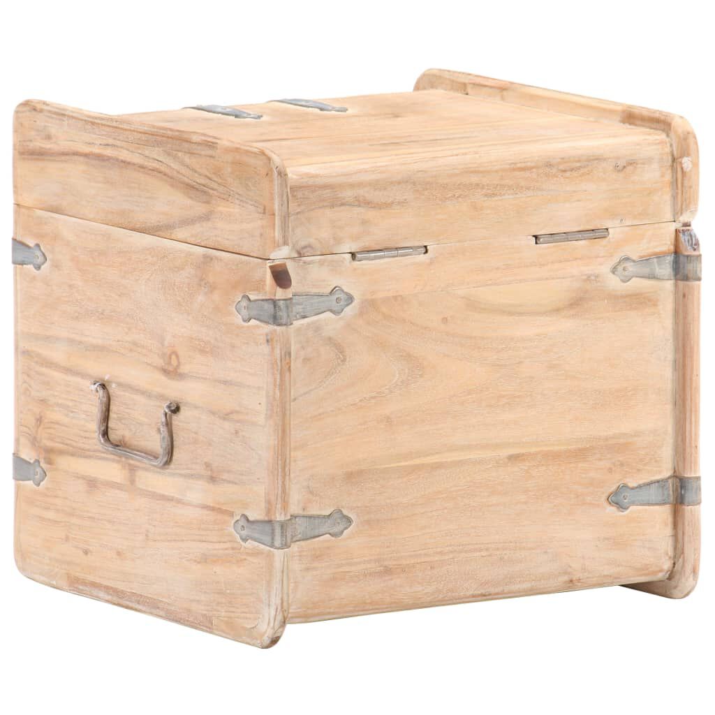 vidaXL Chest 40x40x40 cm Solid Acacia Wood