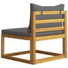 vidaXL 12 Piece Garden Lounge Set with Cushion Solid Acacia Wood