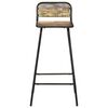 vidaXL Bar Chairs 2 pcs Solid Reclaimed Wood