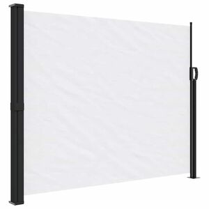 vidaXL Retractable Side Awning White 170x300 cm
