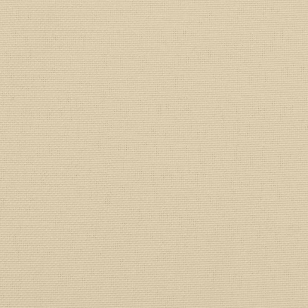 vidaXL Chair Cushions 4 pcs Beige 40x40x7 cm Oxford Fabric