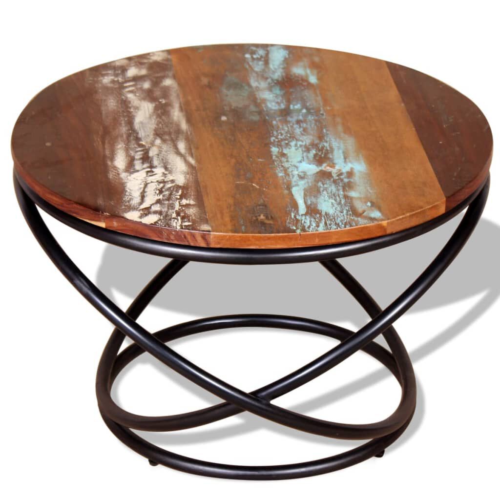 vidaXL Coffee Table Solid Reclaimed Wood 60x60x40 cm