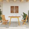 vidaXL Garden Dining Table 110x56x75 cm Solid Wood Acacia