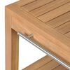 vidaXL Bathroom Vanity Cabinet Solid Teak with Riverstone Sink
