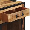 vidaXL Sideboard 80x31x71 cm Solid Rough Mango Wood