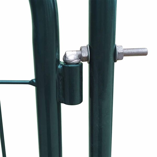 vidaXL Garden Fence Gate 100x100 cm Green