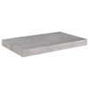 vidaXL Floating Wall Shelves 2 pcs Concrete Grey 50x23x3.8 cm MDF