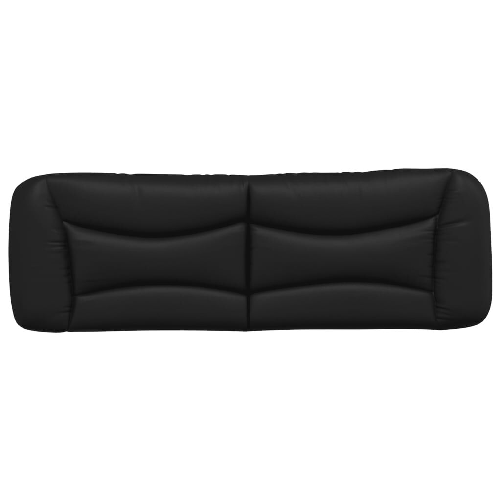 vidaXL Headboard Cushion Black 152 cm Queen Faux Leather