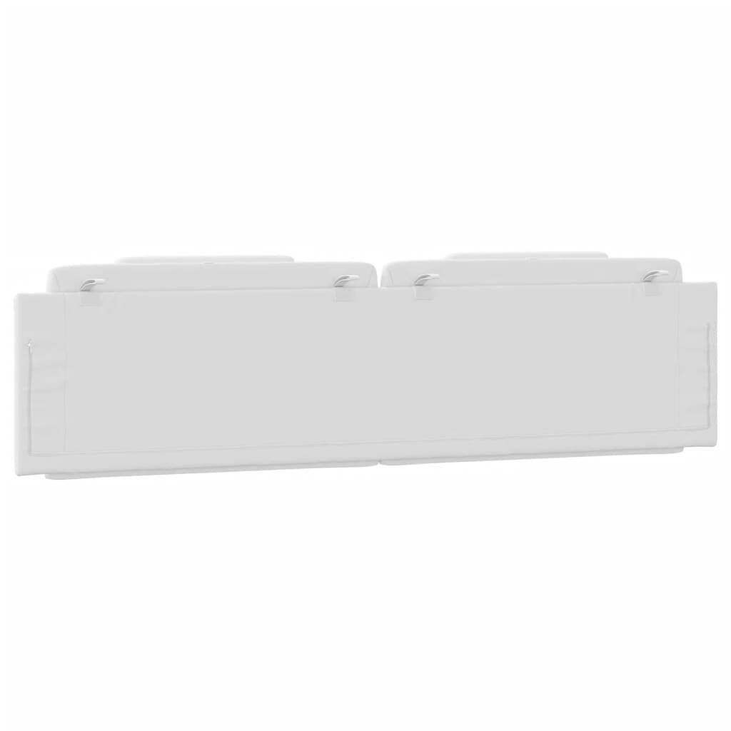 vidaXL Headboard Cushion White 193 cm Faux Leather