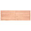 vidaXL Wall Shelf Light Brown 180x60x(2-4) cm Treated Solid Wood Oak