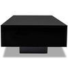 vidaXL Coffee Table High Gloss Black
