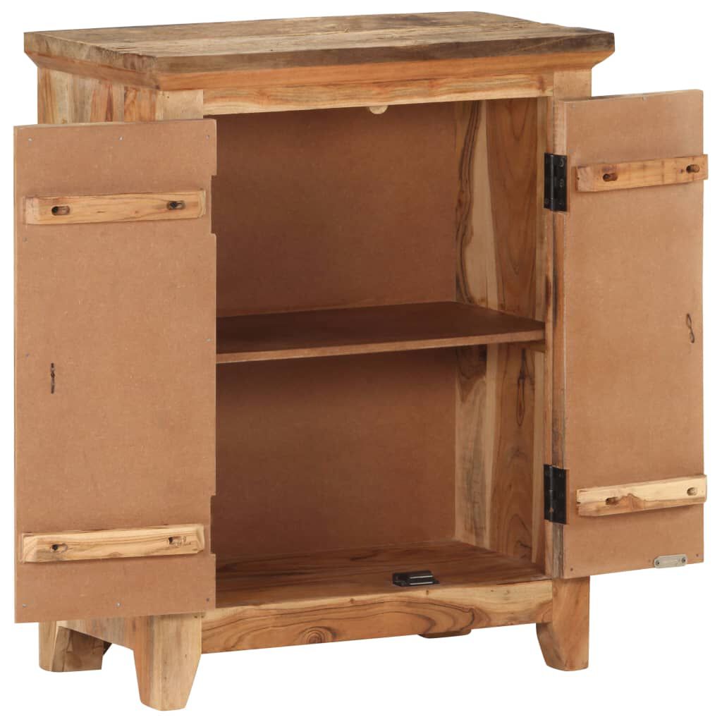 vidaXL Sideboard 60x33x75 cm Solid Acacia Wood and Reclaimed Wood