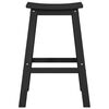 vidaXL Bar Stool 2 pcs Black 52 x 43 x 73.5cm HDPE