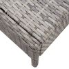 vidaXL 5 Piece Garden Sofa Set with Cushions Poly Rattan Grey