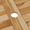 vidaXL 5 Piece Outdoor Dining Set Solid Teak Wood
