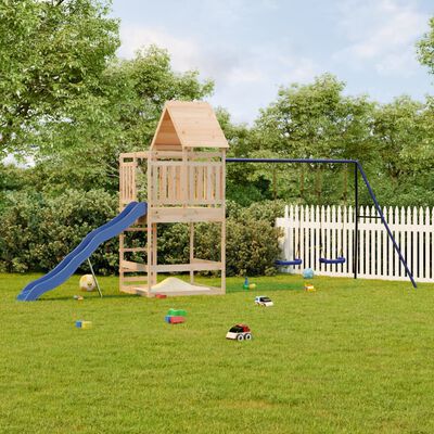 vidaXL Outdoor Playset Solid Wood Pine