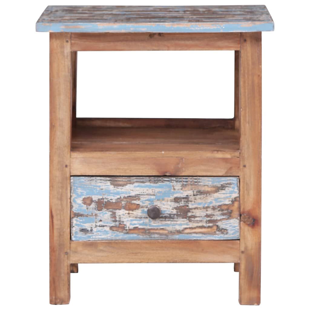 vidaXL Bedside Cabinet 41x30x50 cm Solid Mahogany Wood