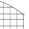 vidaXL Arched Garden Fence Set 77.5x78.5 cm Green