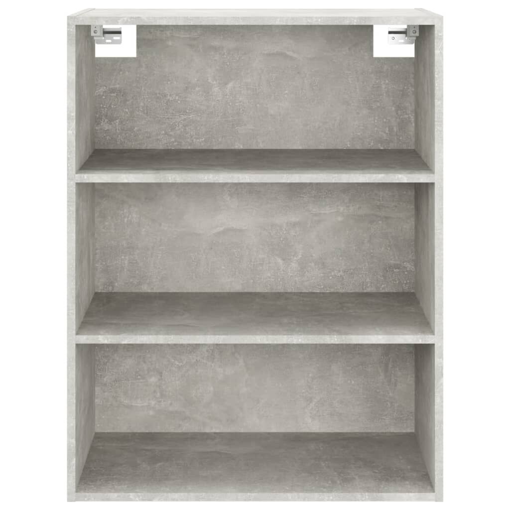 vidaXL Hanging Wall Cabinet Concrete Grey 69.5x32.5x90 cm