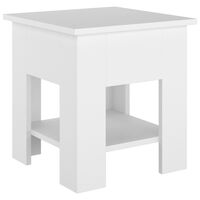 vidaXL Coffee Table White 40x40x42 cm Engineered Wood