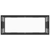 vidaXL TV Cabinet Black with Tempered Glass 100x40x40 cm