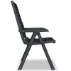 vidaXL 3 Piece Bistro Set Plastic Anthracite