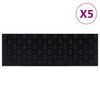 vidaXL Stair Treads 5 pcs 25x75 cm Rubber
