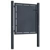 vidaXL Garden Gate Steel 100x75 cm Anthracite