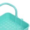 vidaXL 3-Tier Kitchen Trolley Turquoise 42x35x85 cm Iron and ABS