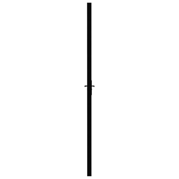 vidaXL Interior Door ESG Glass and Aluminium 83x201.5 cm Black