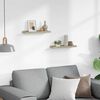 vidaXL Wall Shelves 2 pcs Sonoma Oak 40x9x3 cm