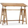 vidaXL Drafting Table Solid Mango Wood 116x50x76 cm