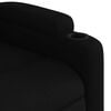 vidaXL Electric Massage Recliner Chair Black Fabric