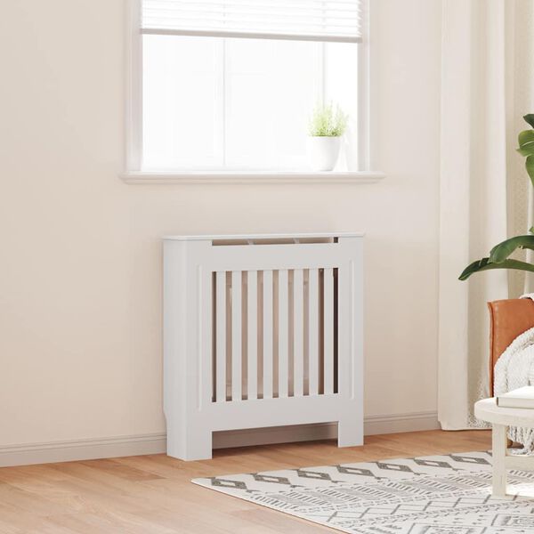vidaXL MDF Radiator Cover White 78 cm