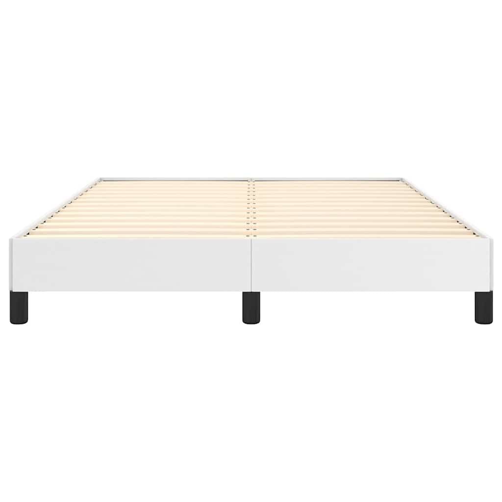 vidaXL Bed Frame without Mattress White 137x190 cm Full Faux Leather