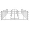 vidaXL Gabion Raised Bed Galvanised Steel 90x30x10 cm