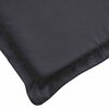 vidaXL Sun Lounger Cushion Black 186x58x4cm Oxford Fabric