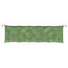 vidaXL Garden Bench Cushion Leaf Pattern 180x50x7 cm Oxford Fabric