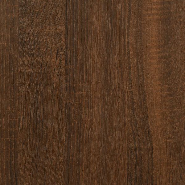 vidaXL Coffee Table Brown Oak 59.5x59.5x40 cm Engineered Wood