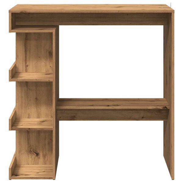 vidaXL Bar Table with Storage Rack Artisan Oak 100x48x101.5 cm