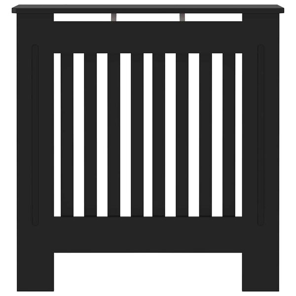 vidaXL MDF Radiator Cover Black 78 cm