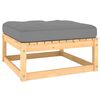 vidaXL 12 Piece Garden Lounge Set with Cushions Solid Pinewood